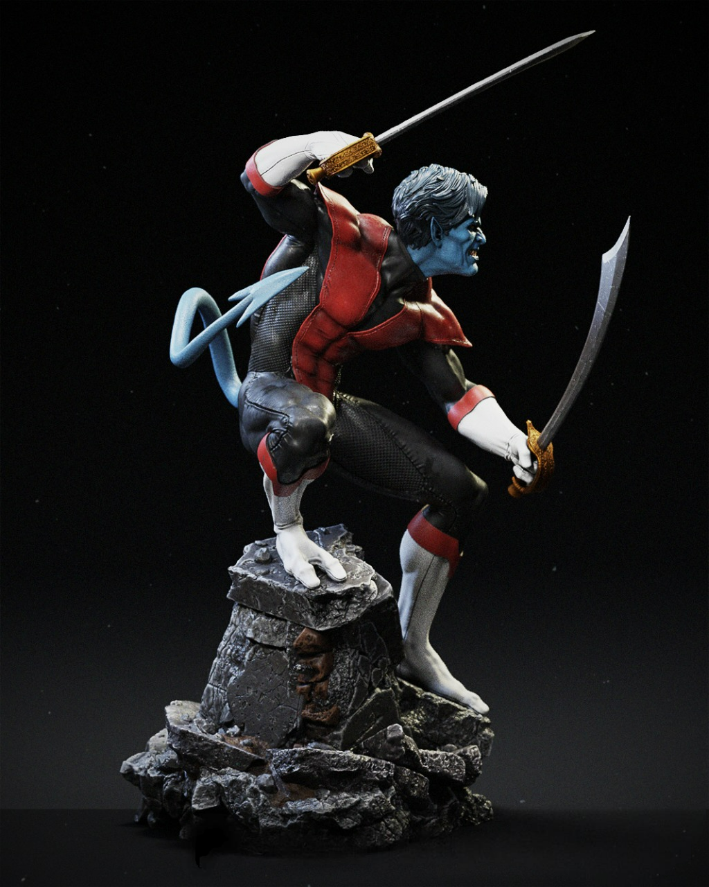 2512 Nightcrawler - X-men - STL 3D Print Files