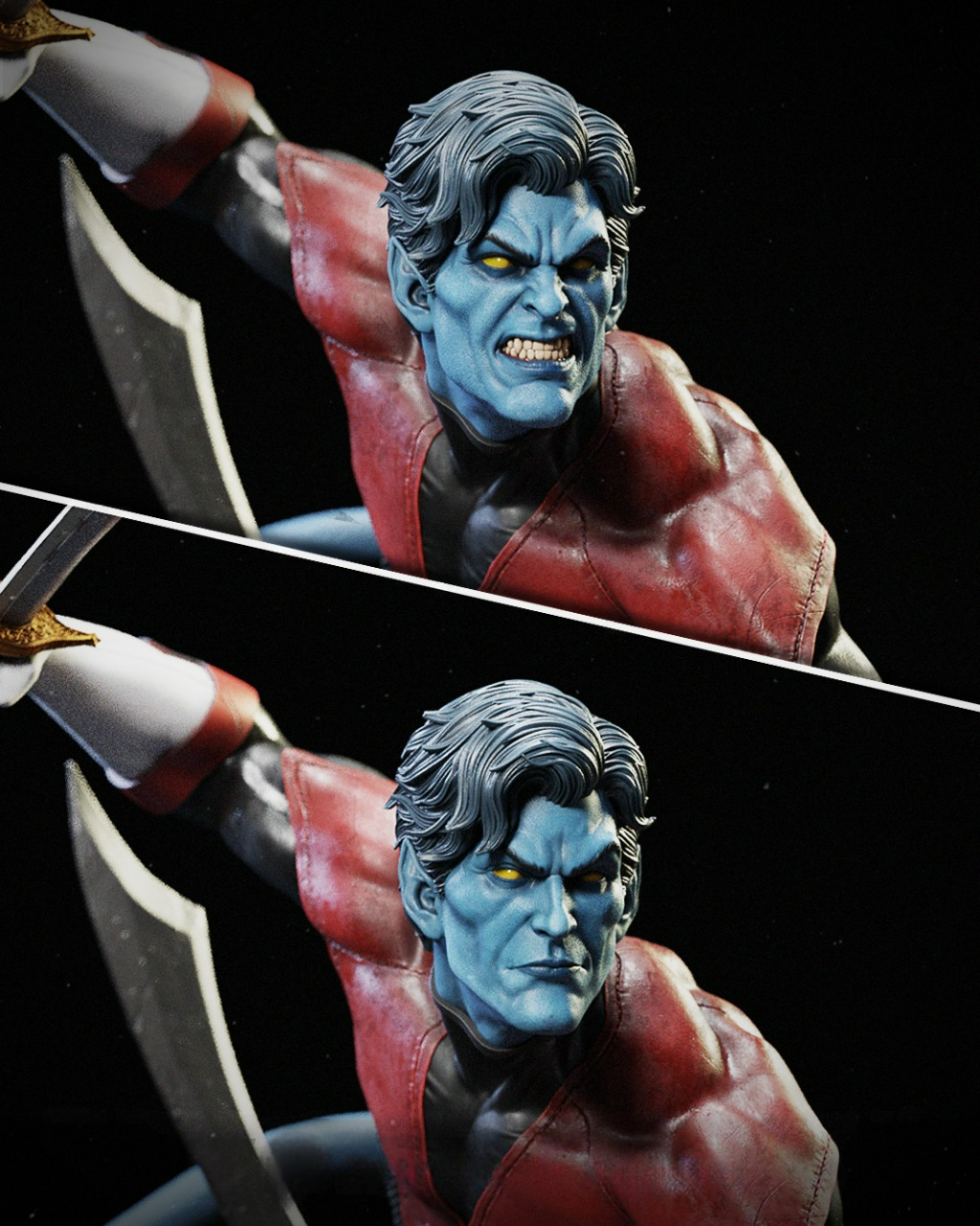 2512 Nightcrawler - X-men - STL 3D Print Files