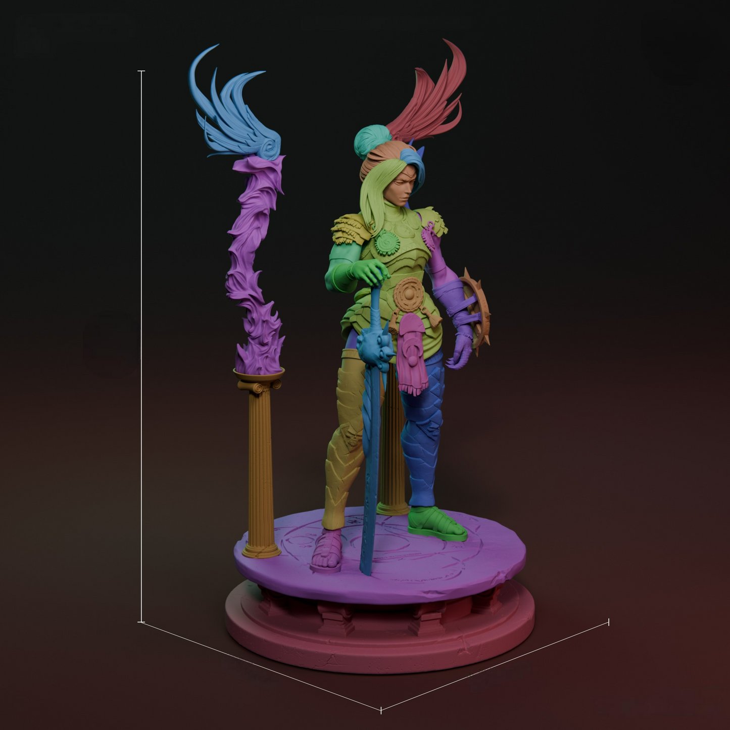 2513 Nemesis - Hades 2 - STL 3D Print Files