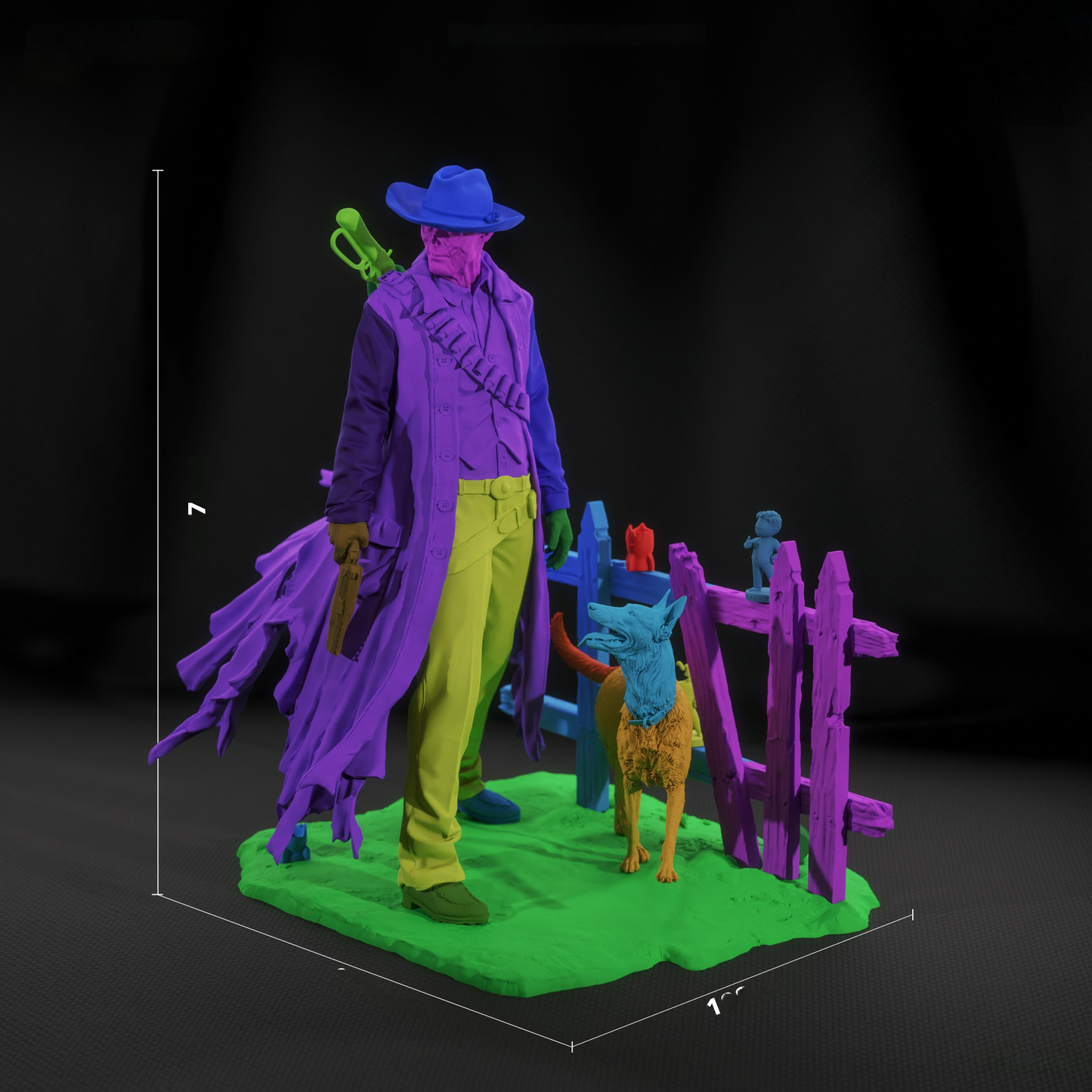 2514 The Ghoul - Fallout - STL 3D Print Files