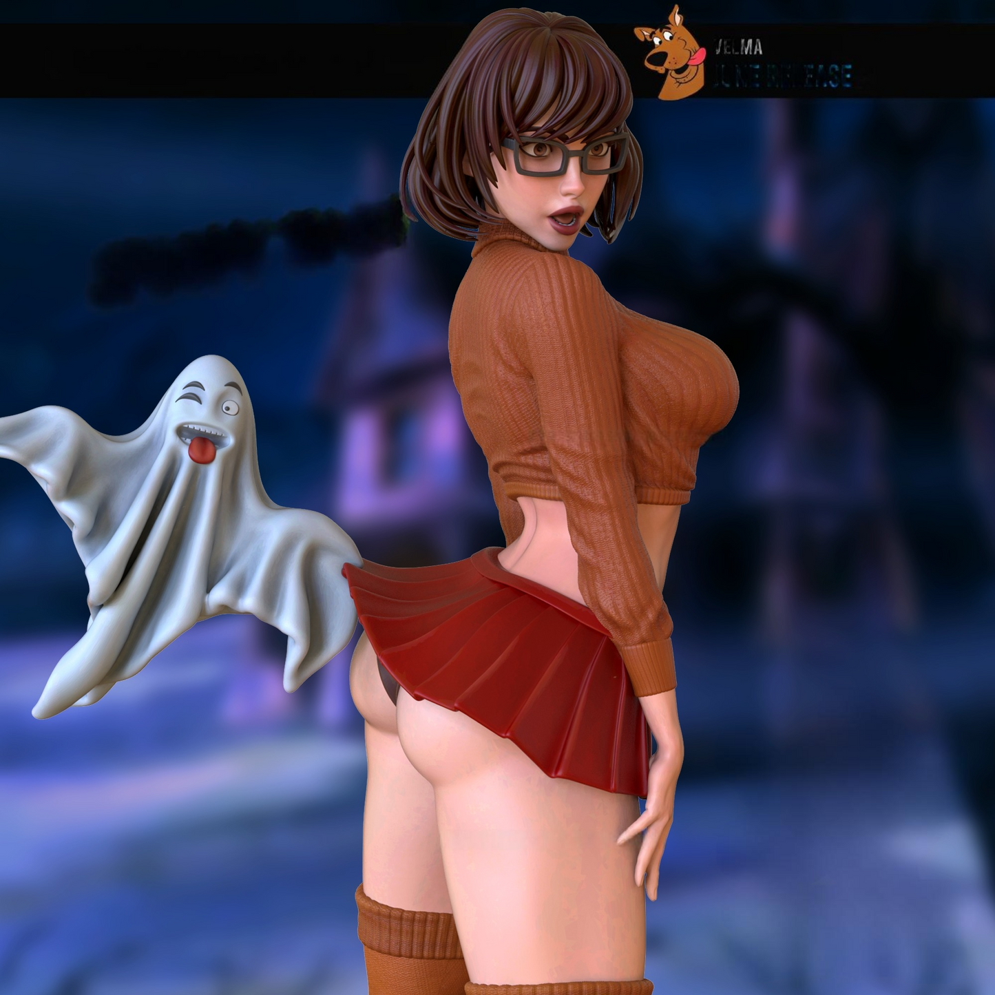 2519 Velma NSFW - Scooby Doo's - STL 3D Print Files