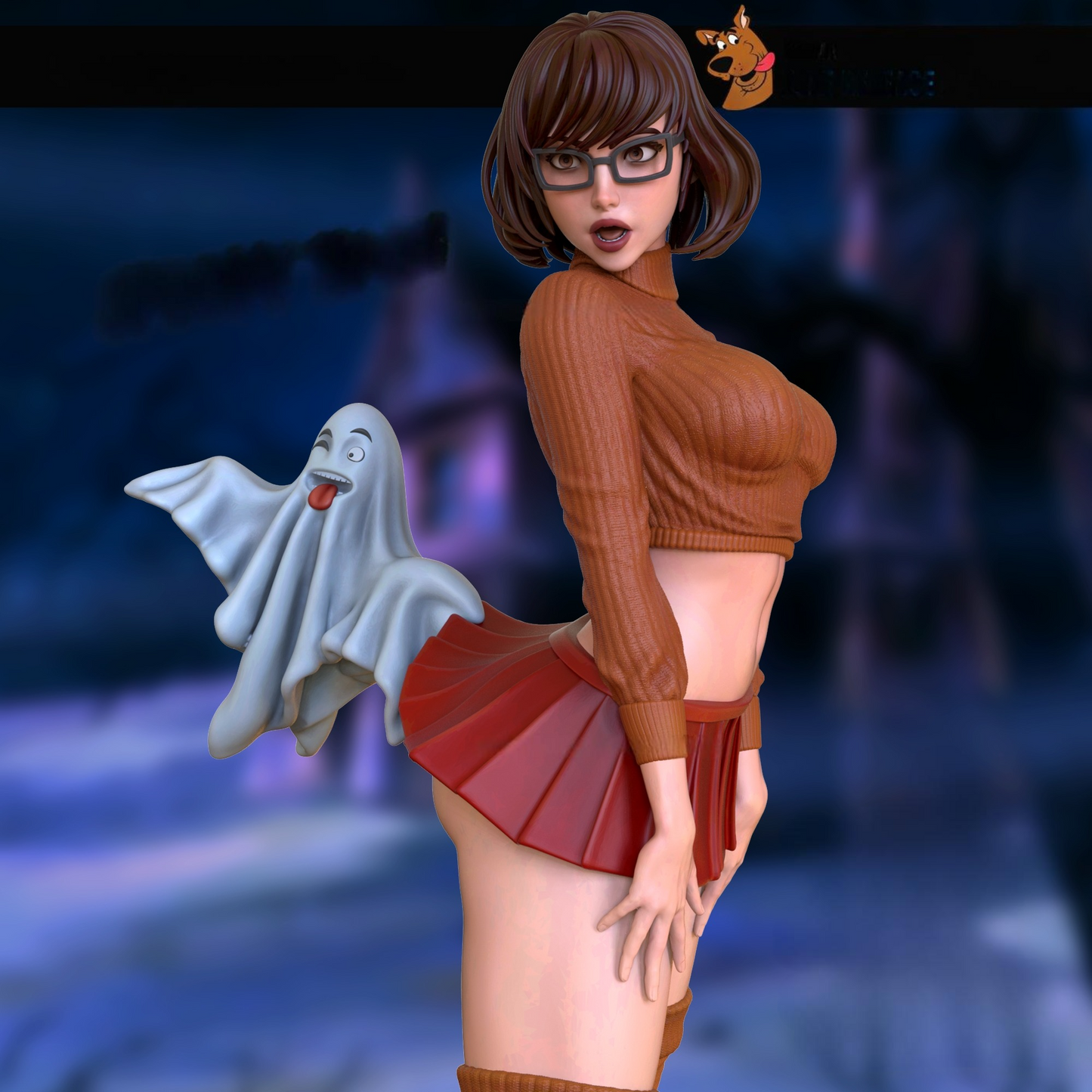 2519 Velma NSFW - Scooby Doo's - STL 3D Print Files