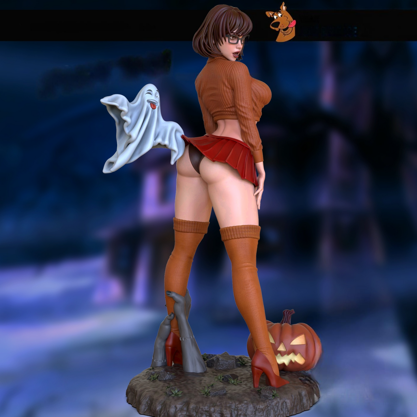 2519 Velma NSFW - Scooby Doo's - STL 3D Print Files