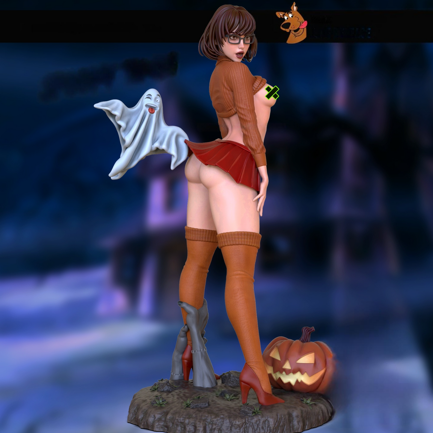 2519 Velma NSFW - Scooby Doo's - STL 3D Print Files