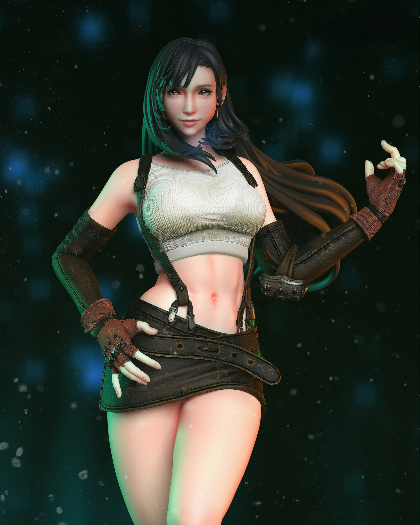 2521 Tifa Lockhart - Final Fantasy - STL 3D Print Files