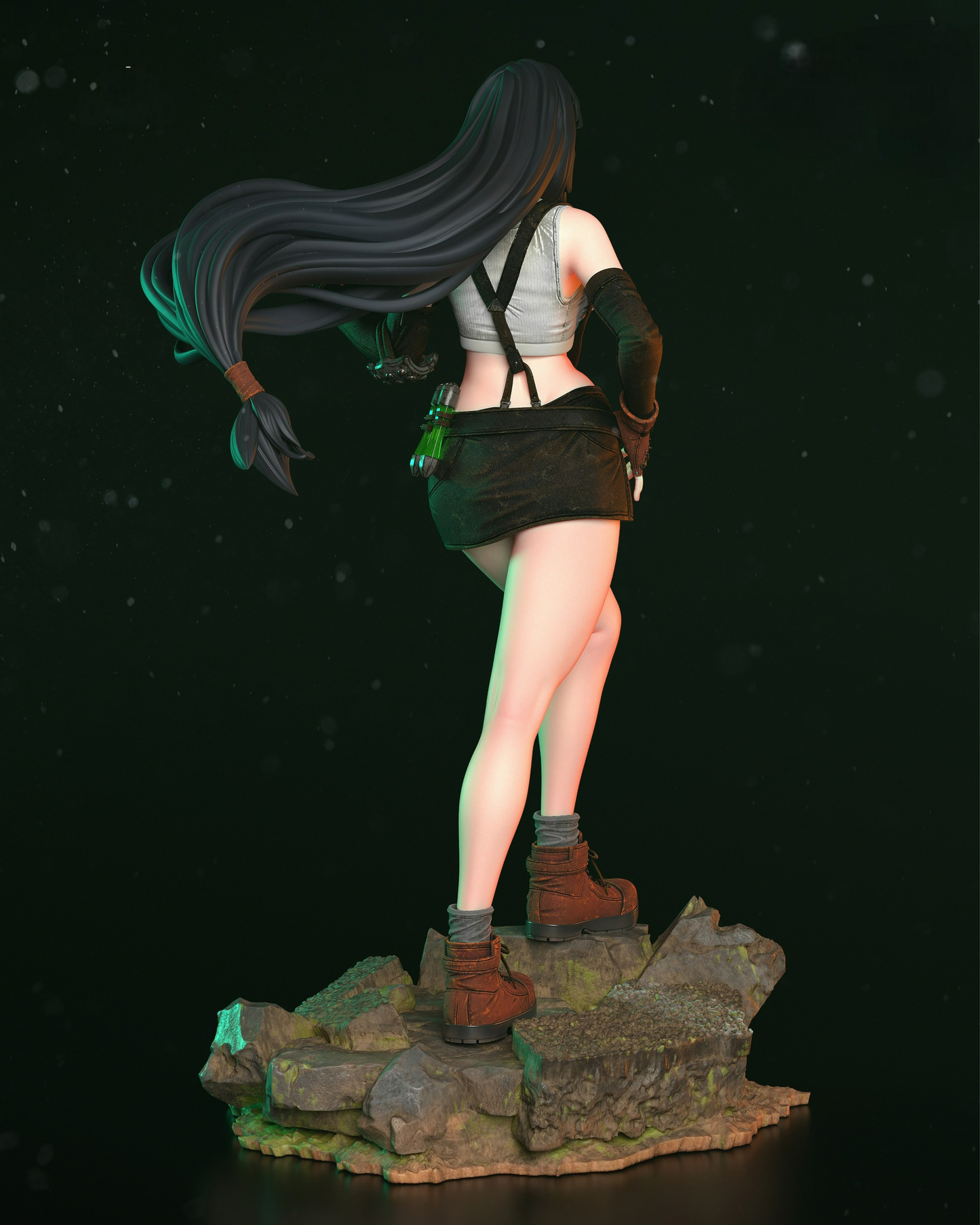 2521 Tifa Lockhart - Final Fantasy - STL 3D Print Files