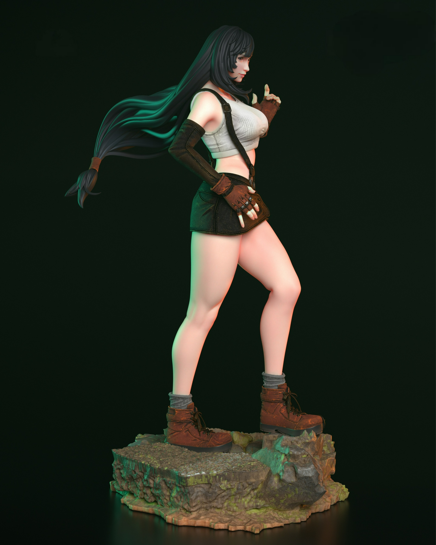 2521 Tifa Lockhart - Final Fantasy - STL 3D Print Files