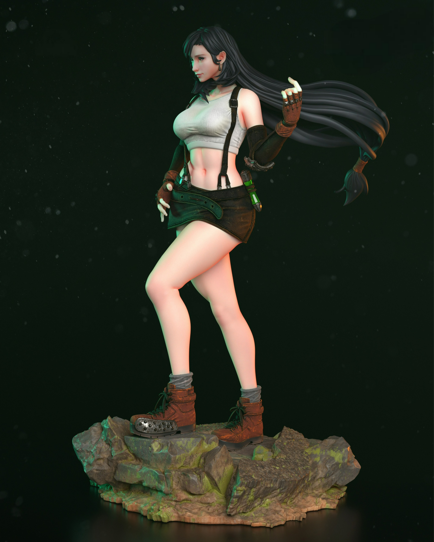 2521 Tifa Lockhart - Final Fantasy - STL 3D Print Files