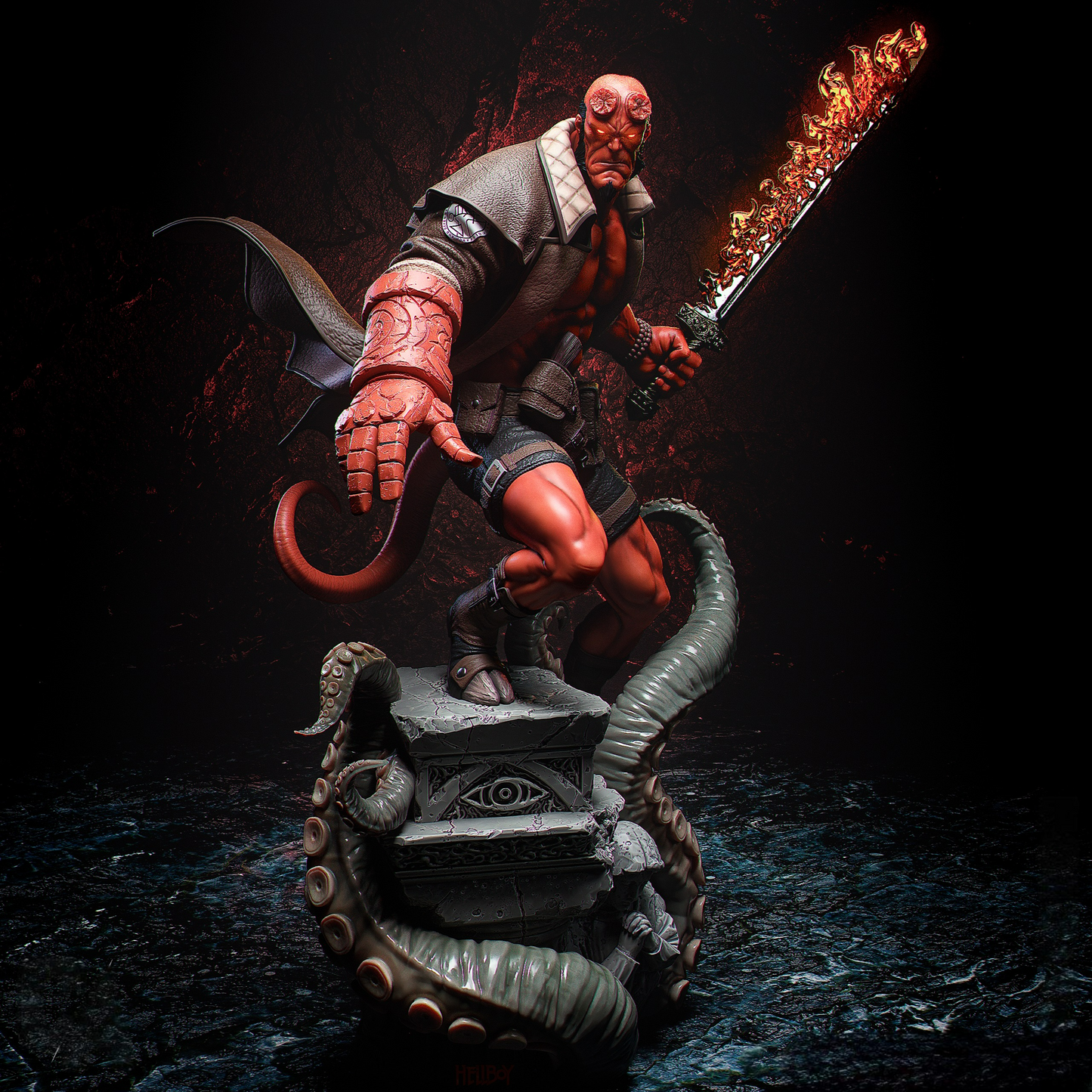 2524 Hellboy - STL 3D Print Files