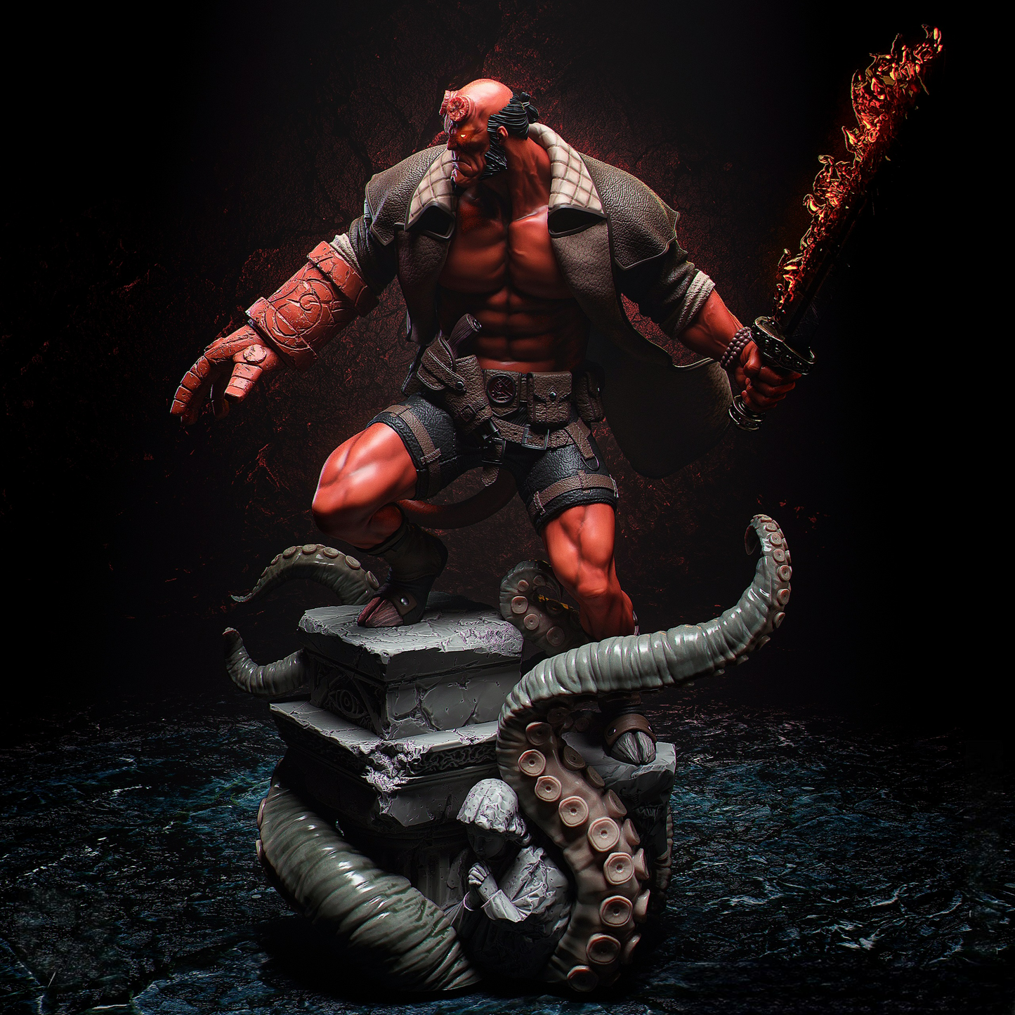 2524 Hellboy - STL 3D Print Files