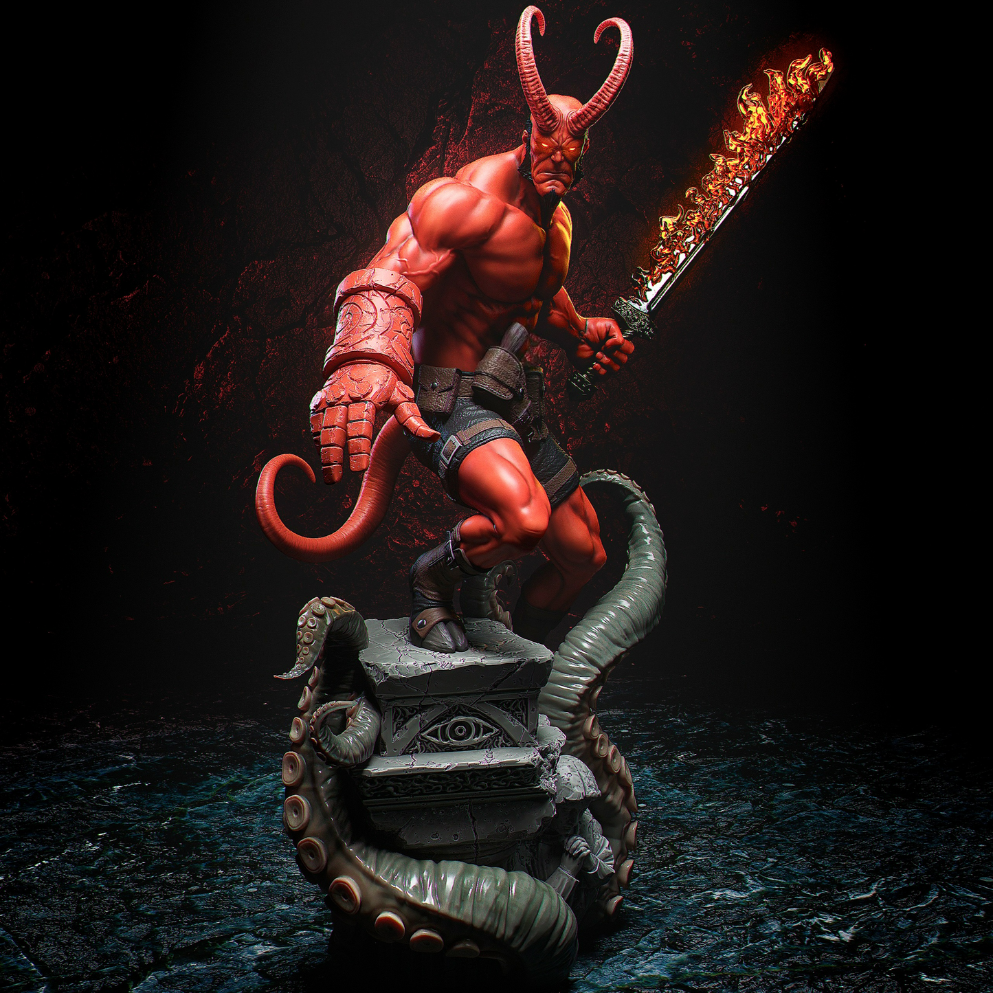 2524 Hellboy - STL 3D Print Files