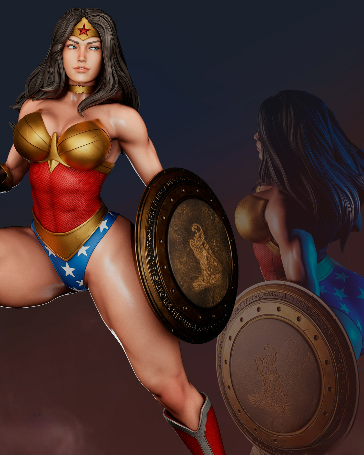 2526 Wonder Woman NSFW - DC Comics - STL 3D Print Files