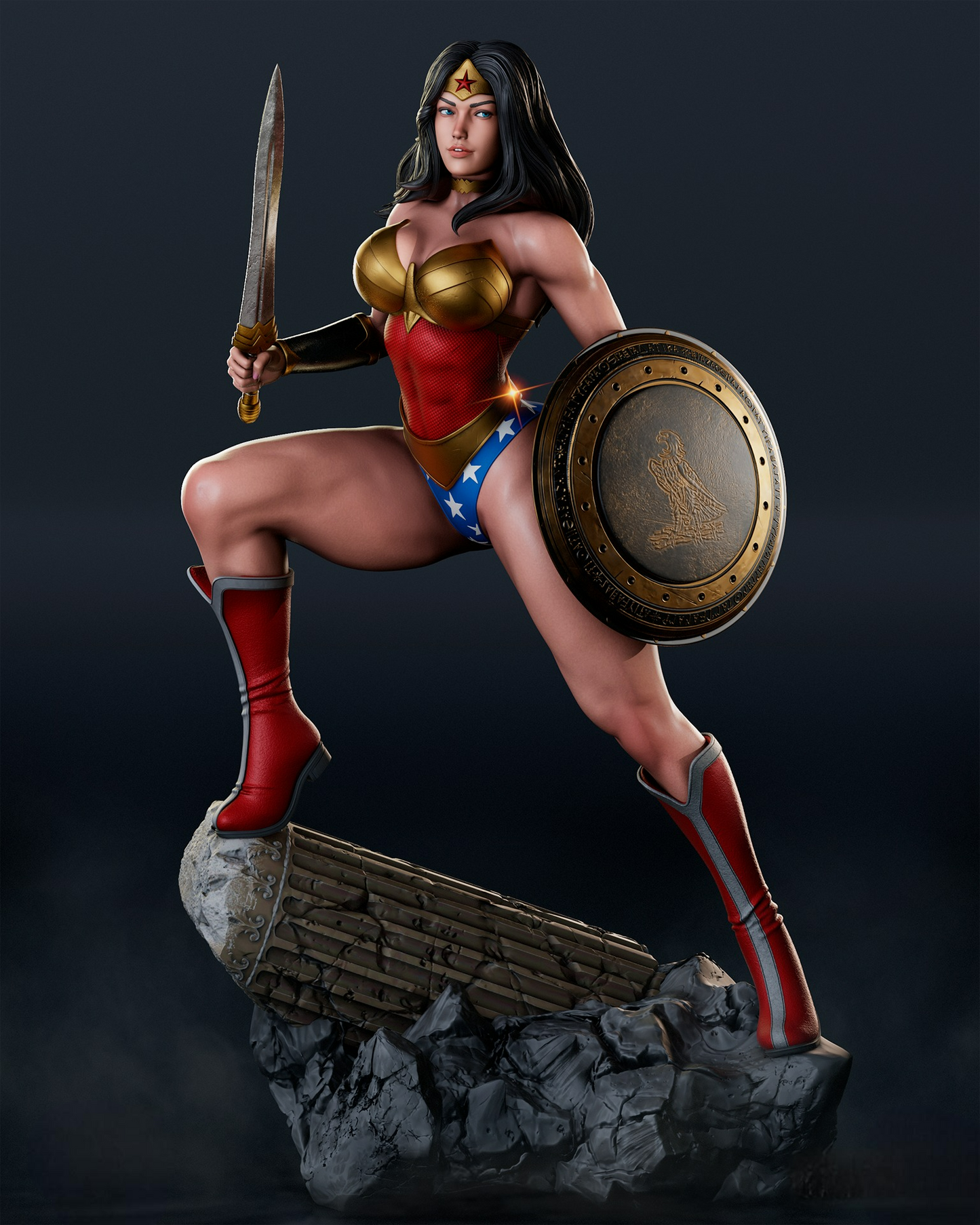 2526 Wonder Woman NSFW - DC Comics - STL 3D Print Files