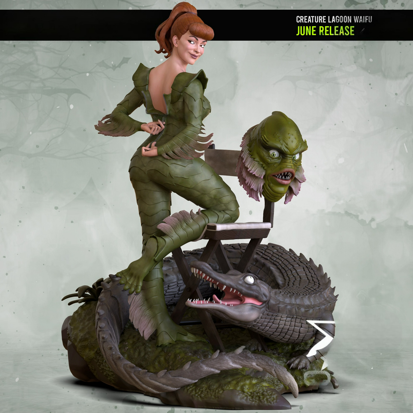 2529 Creature NSFW - The Black Lagoon - STL 3D Print Files