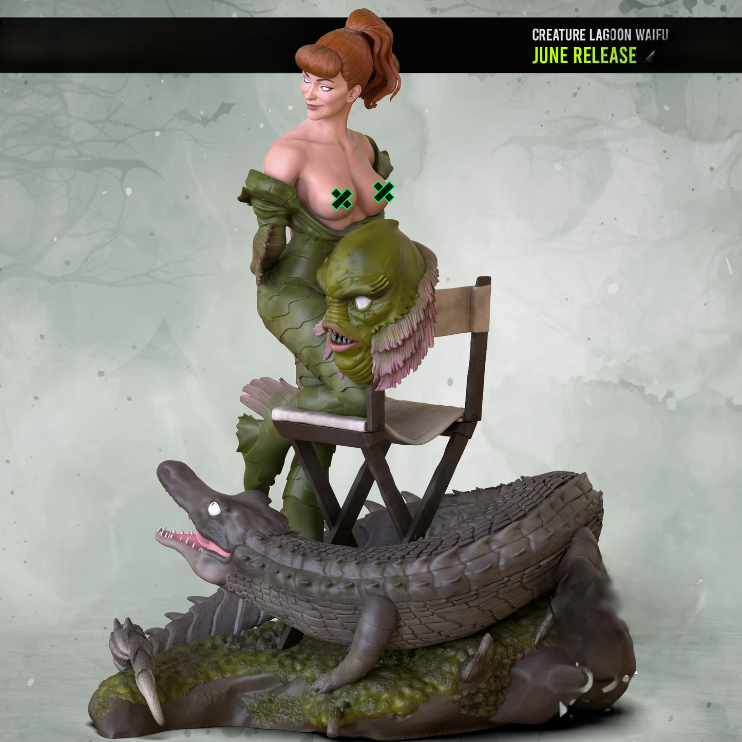 2529 Creature NSFW - The Black Lagoon - STL 3D Print Files