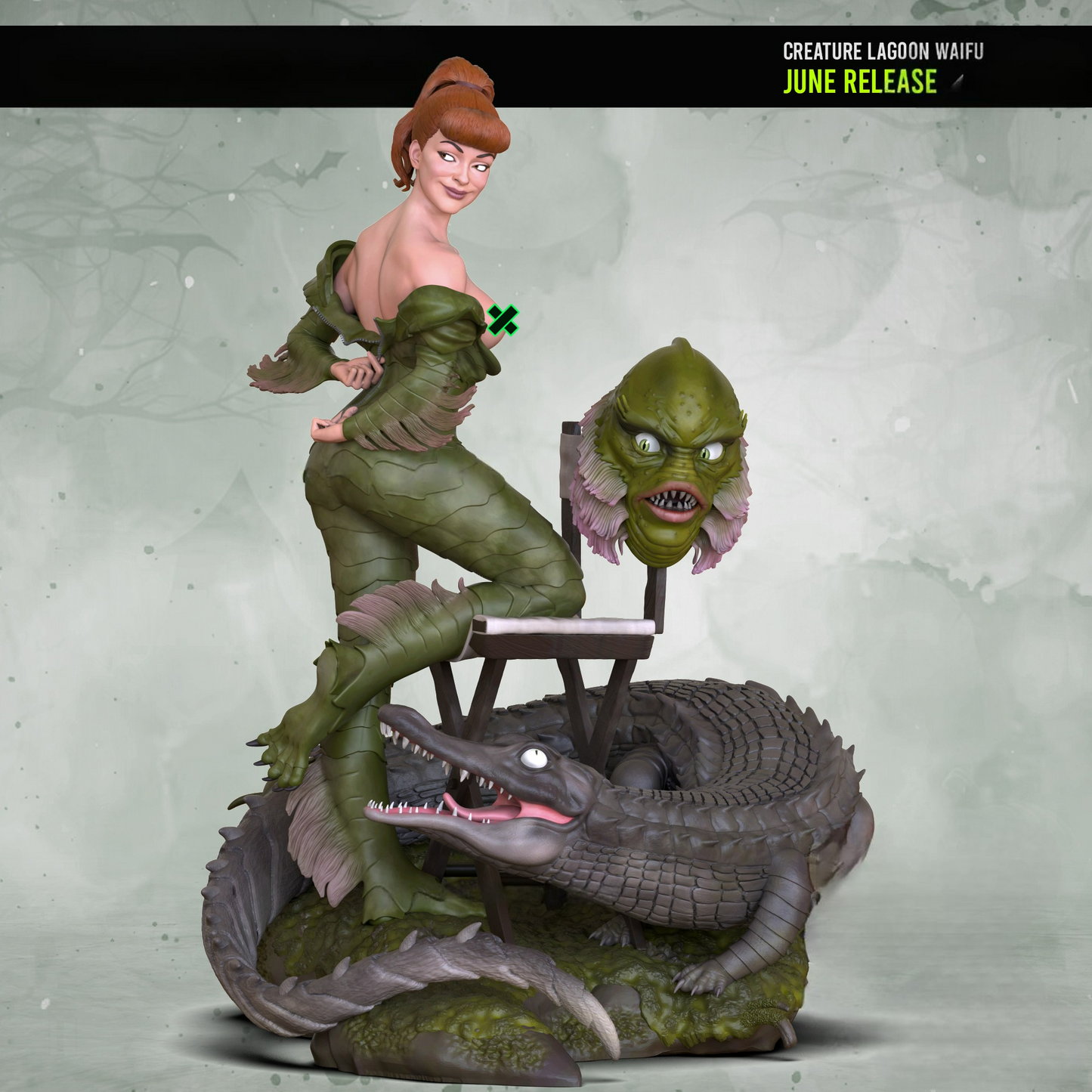 2529 Creature NSFW - The Black Lagoon - STL 3D Print Files