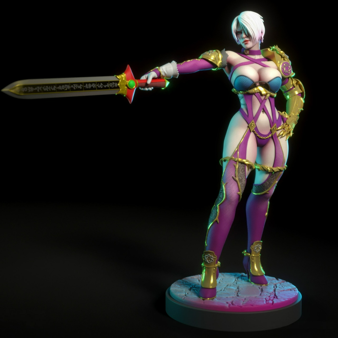 2534 Ivy NSFW - SoulCalibur - STL 3D Print Files