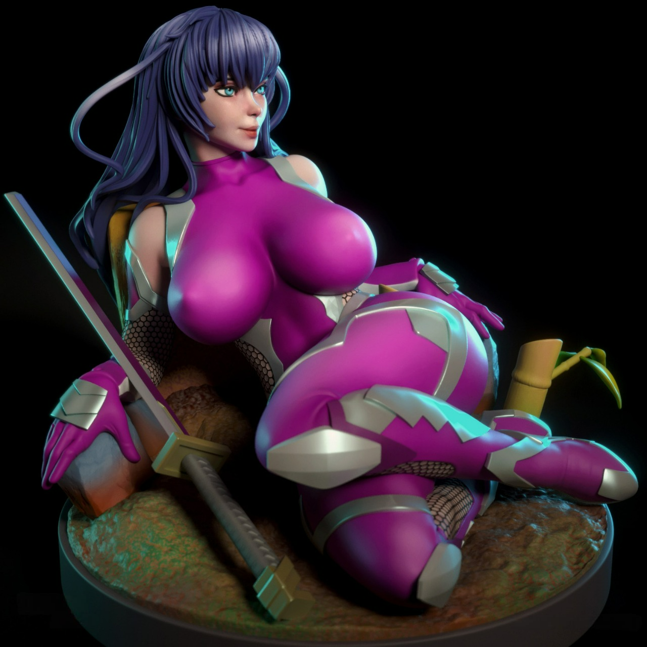 2535 Igawa Asagi NSFW - Taimanin - STL 3D Print Files