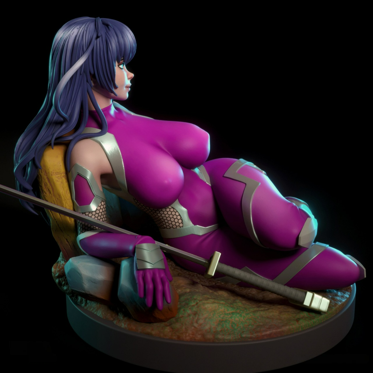 2535 Igawa Asagi NSFW - Taimanin - STL 3D Print Files