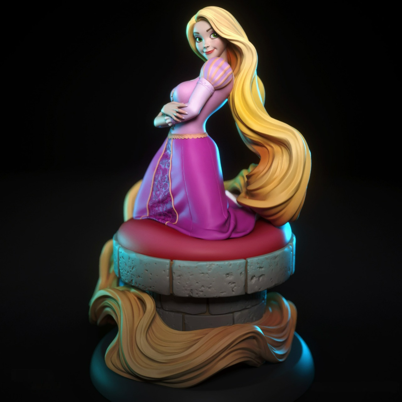 2536 Rapunzel NSFW - Disney - STL 3D Print Files