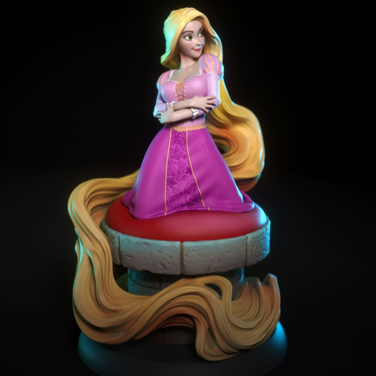 2536 Rapunzel NSFW - Disney - STL 3D Print Files