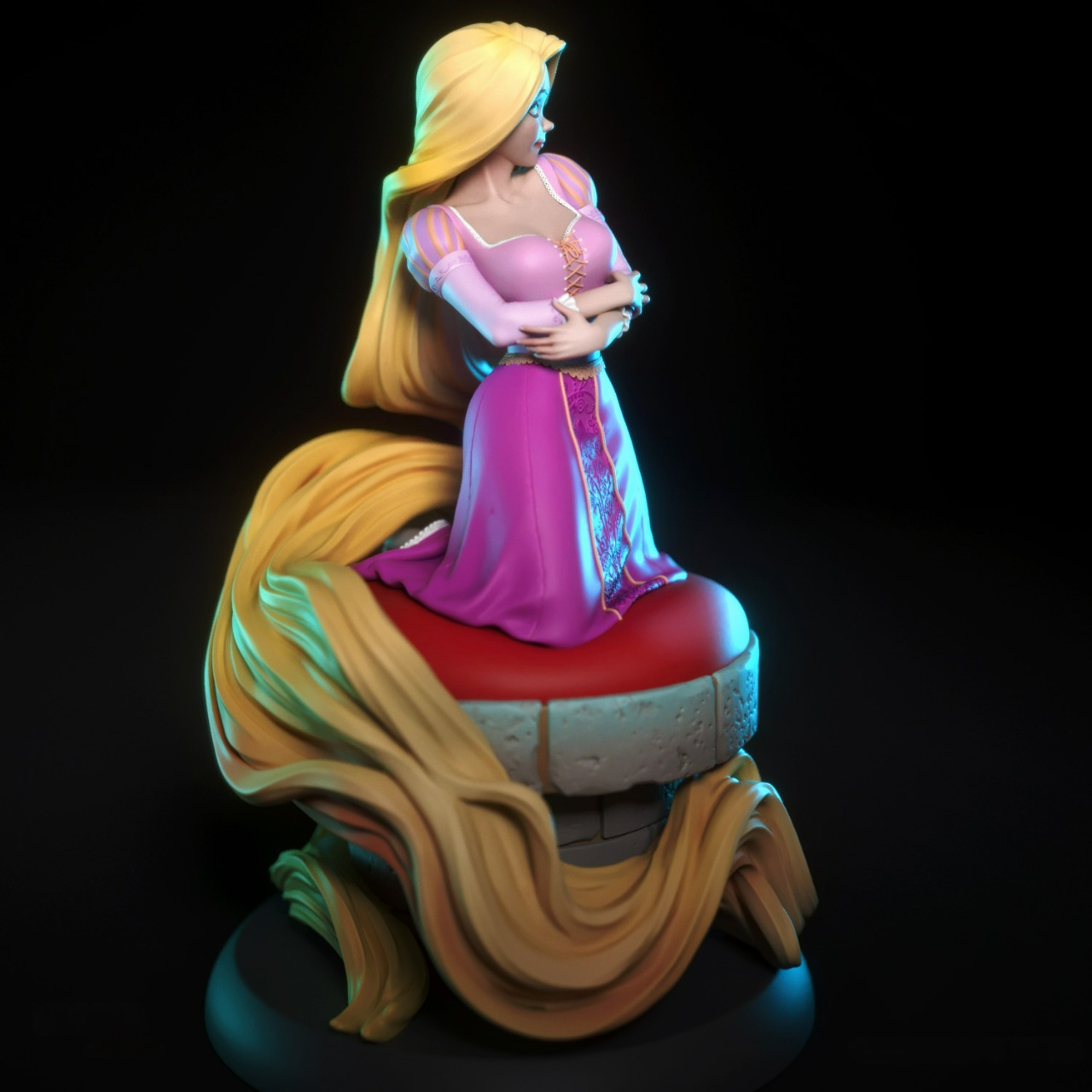 2536 Rapunzel NSFW - Disney - STL 3D Print Files