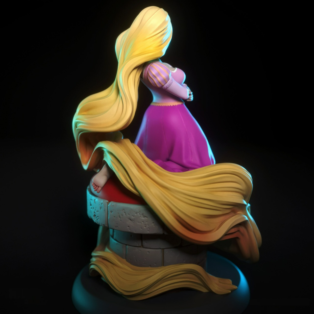 2536 Rapunzel NSFW - Disney - STL 3D Print Files