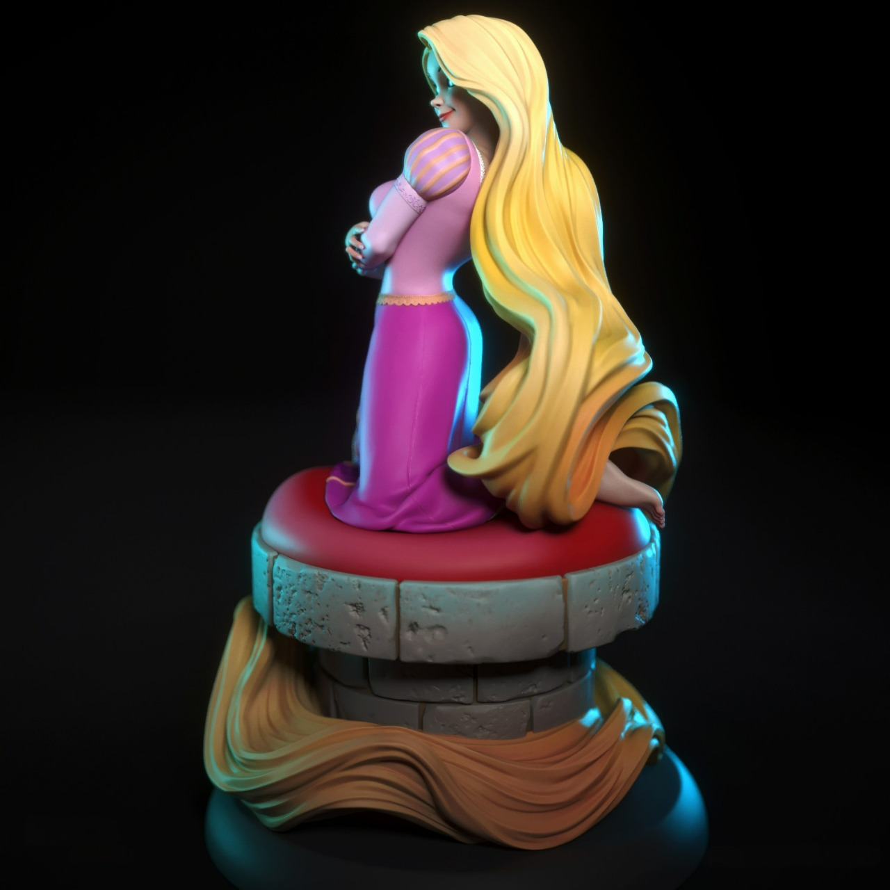 2536 Rapunzel NSFW - Disney - STL 3D Print Files