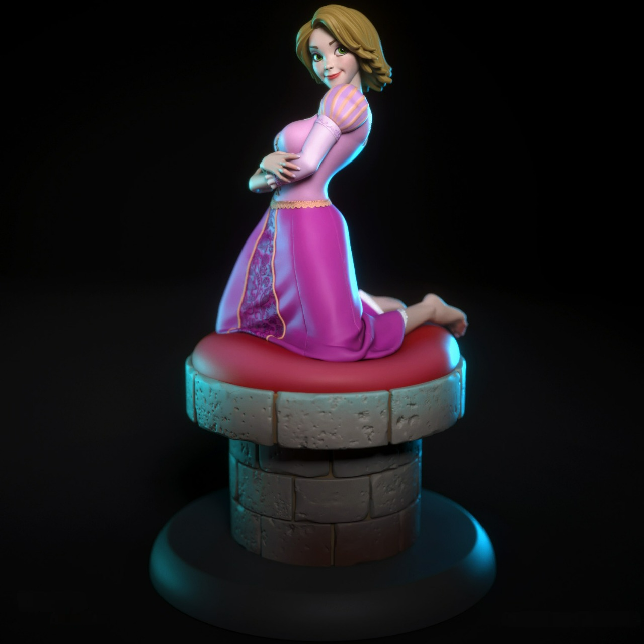 2536 Rapunzel NSFW - Disney - STL 3D Print Files