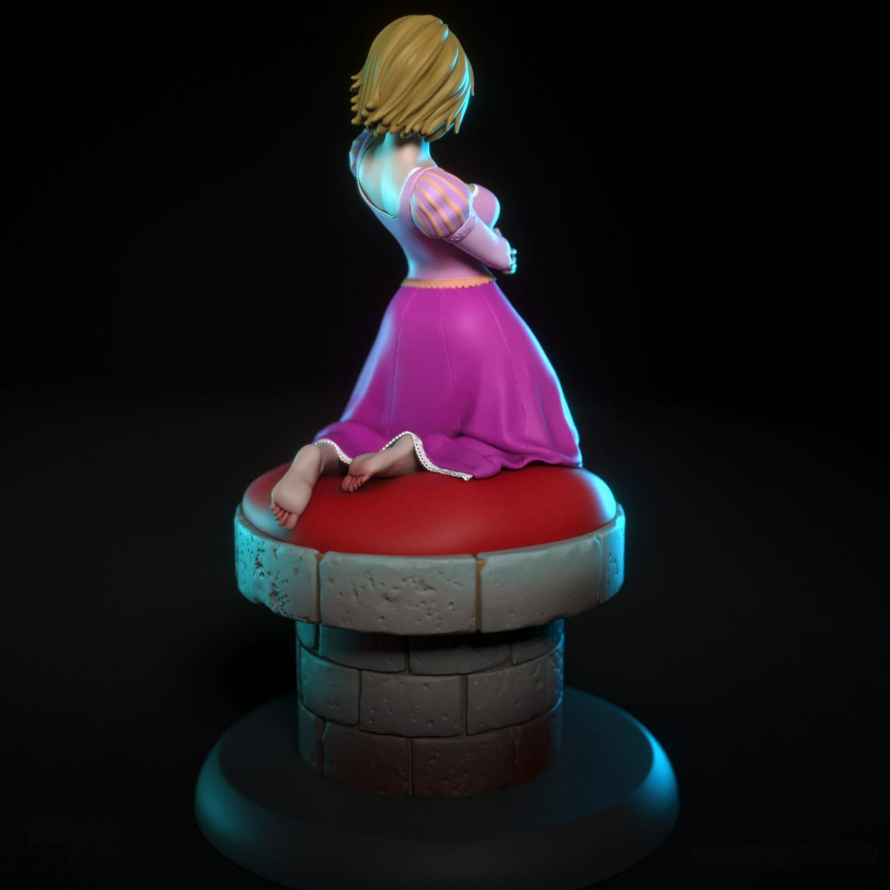 2536 Rapunzel NSFW - Disney - STL 3D Print Files