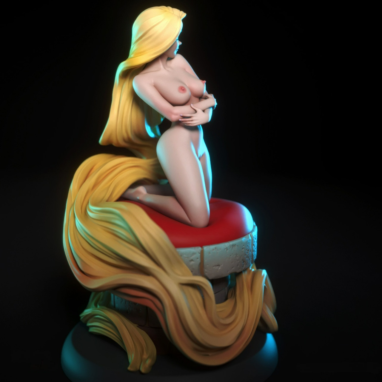 2536 Rapunzel NSFW - Disney - STL 3D Print Files