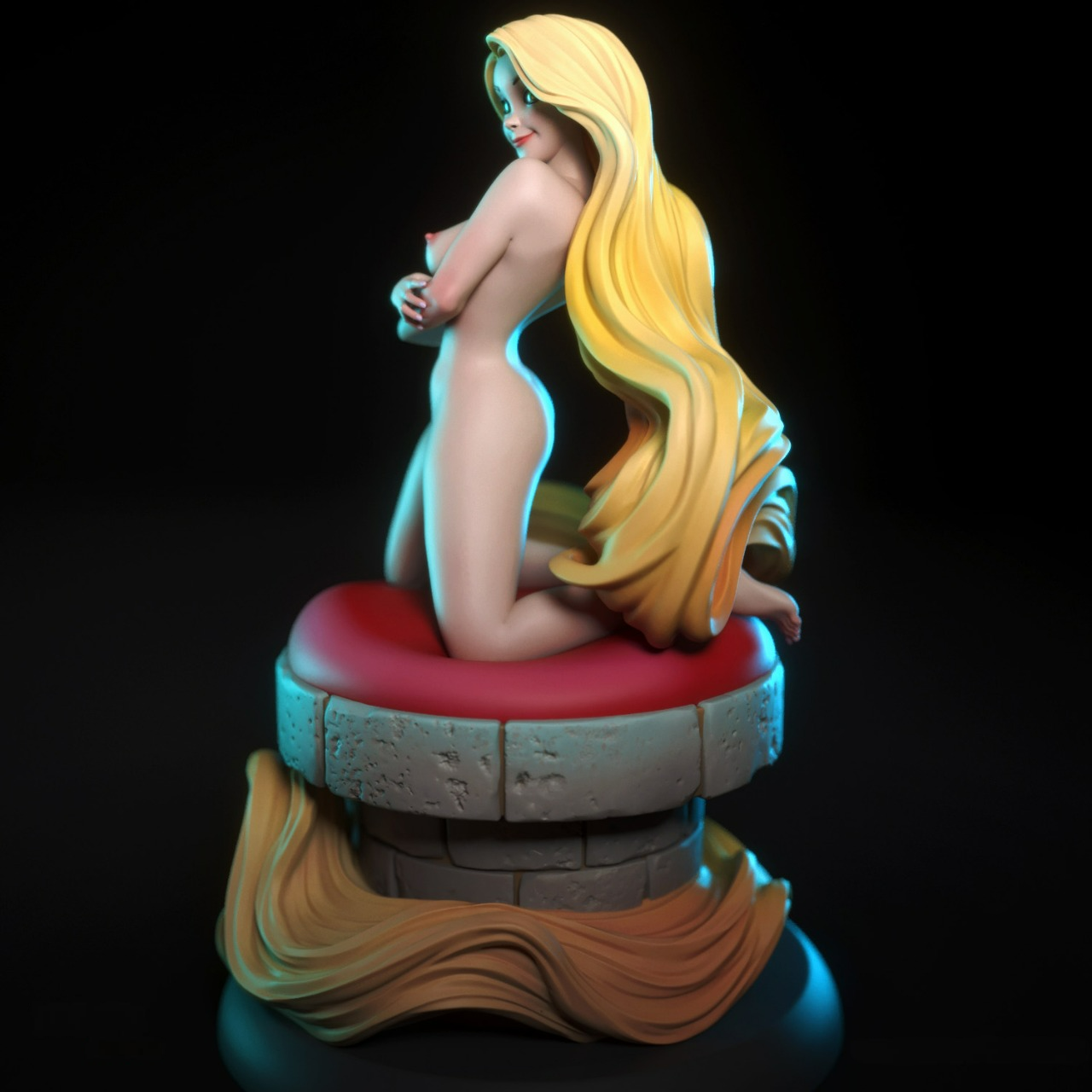 2536 Rapunzel NSFW - Disney - STL 3D Print Files