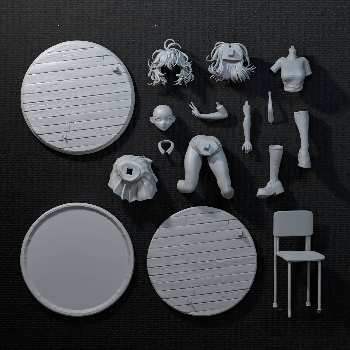 2540 Toru Hagakure NSFW - My Hero Academia - STL 3D Print Files