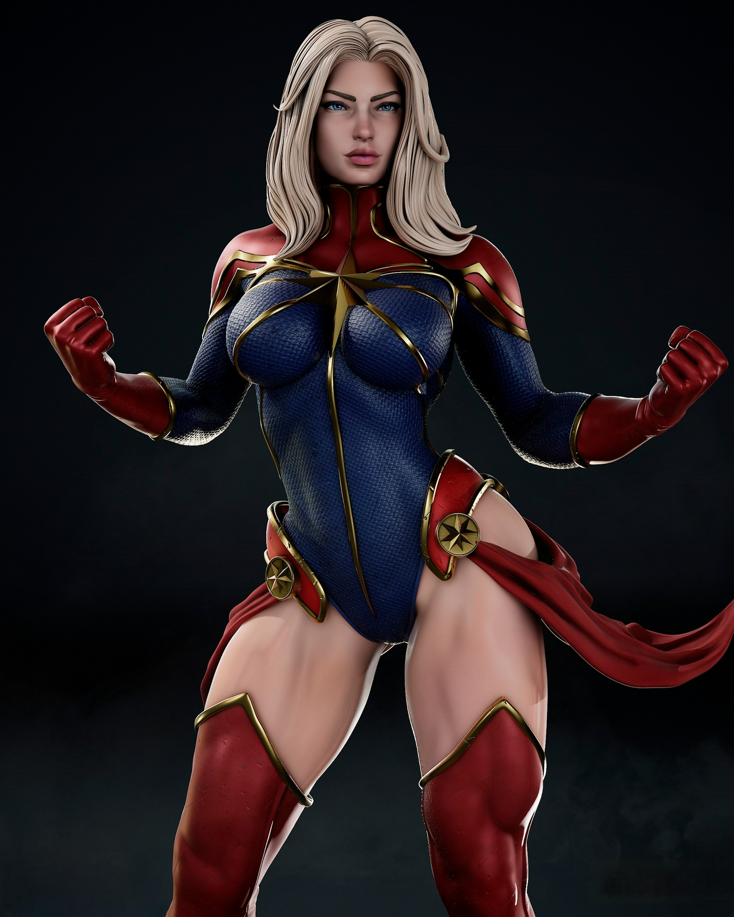 2552 Captain Marvel NSFW - Marvel Comics - STL 3D Print Files