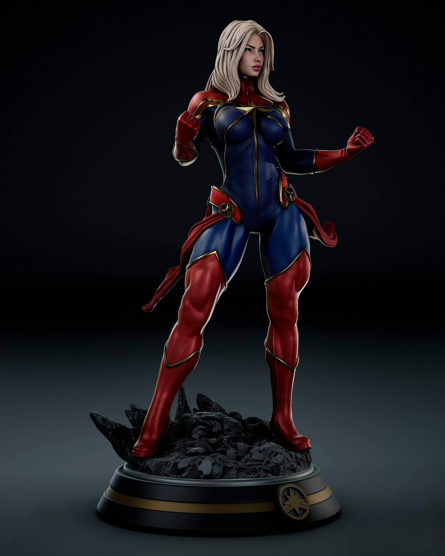 2552 Captain Marvel NSFW - Marvel Comics - STL 3D Print Files