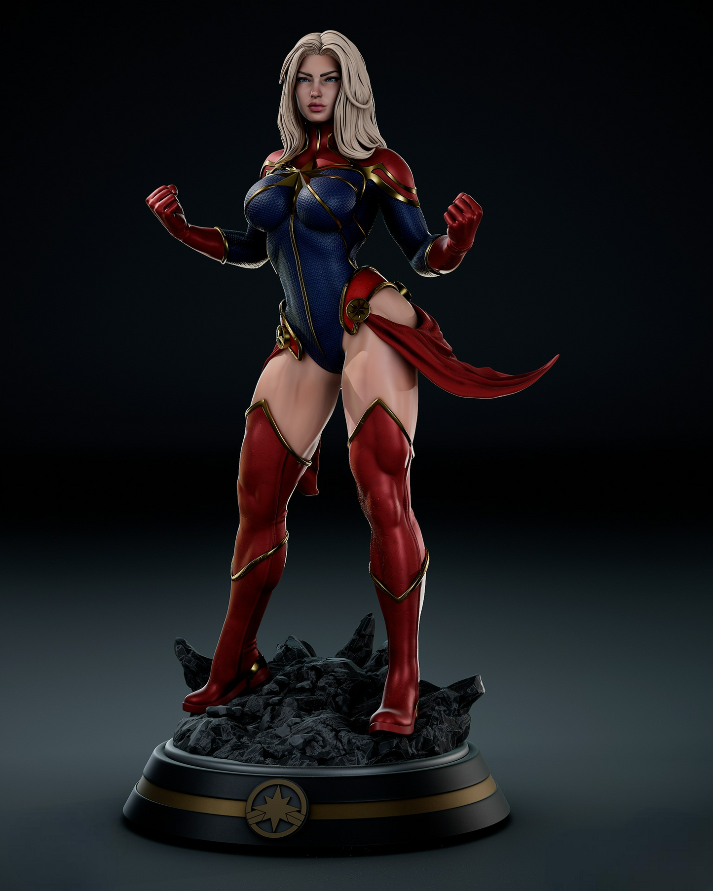 2552 Captain Marvel NSFW - Marvel Comics - STL 3D Print Files