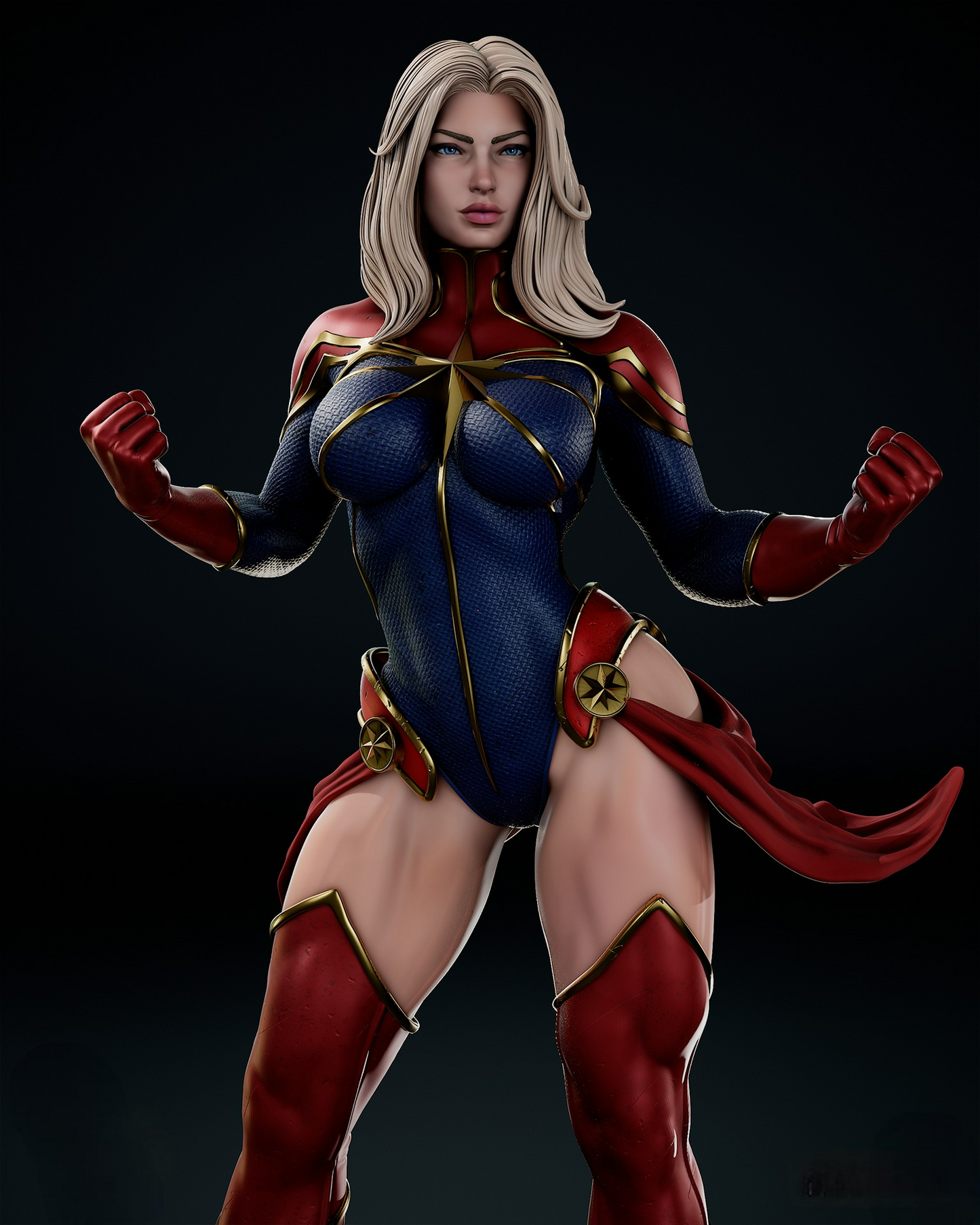 2552 Captain Marvel NSFW - Marvel Comics - STL 3D Print Files