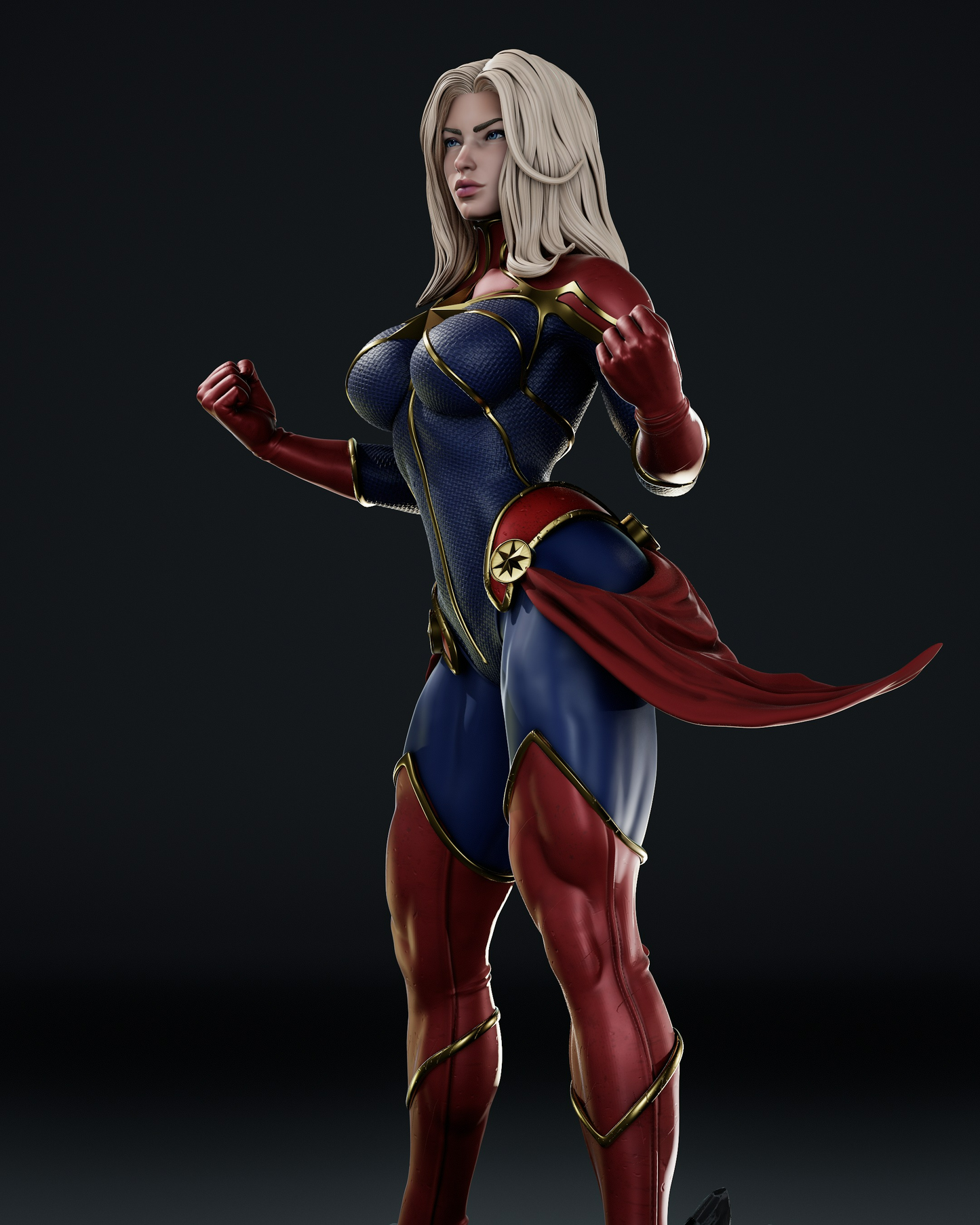 2552 Captain Marvel NSFW - Marvel Comics - STL 3D Print Files