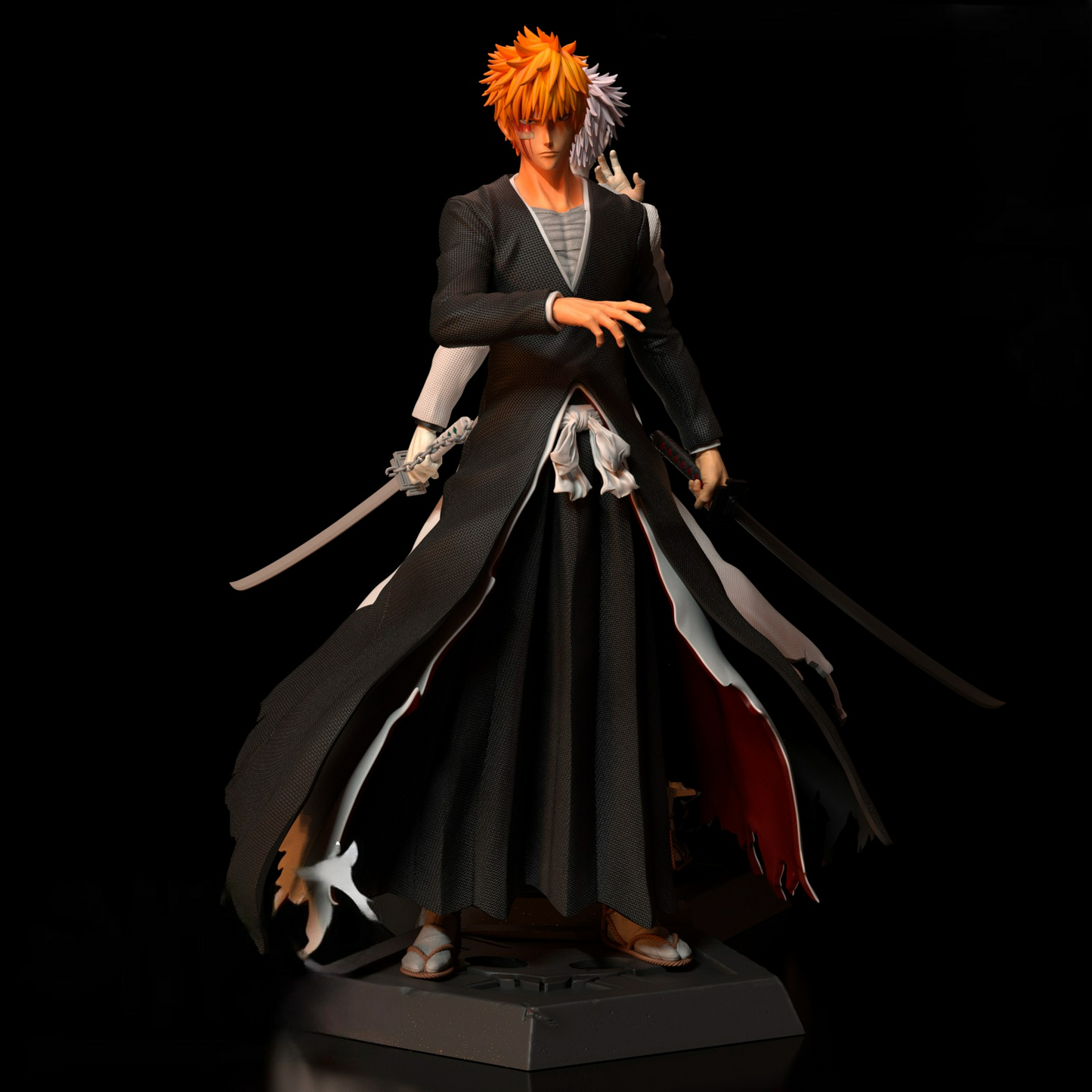 2555 Ichigo AND Ichigo Hollow - Bleach - STL 3D Print Files