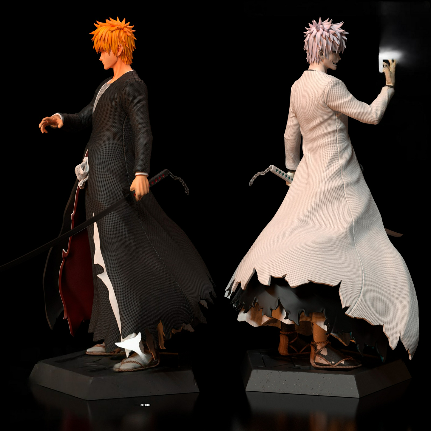 2555 Ichigo AND Ichigo Hollow - Bleach - STL 3D Print Files