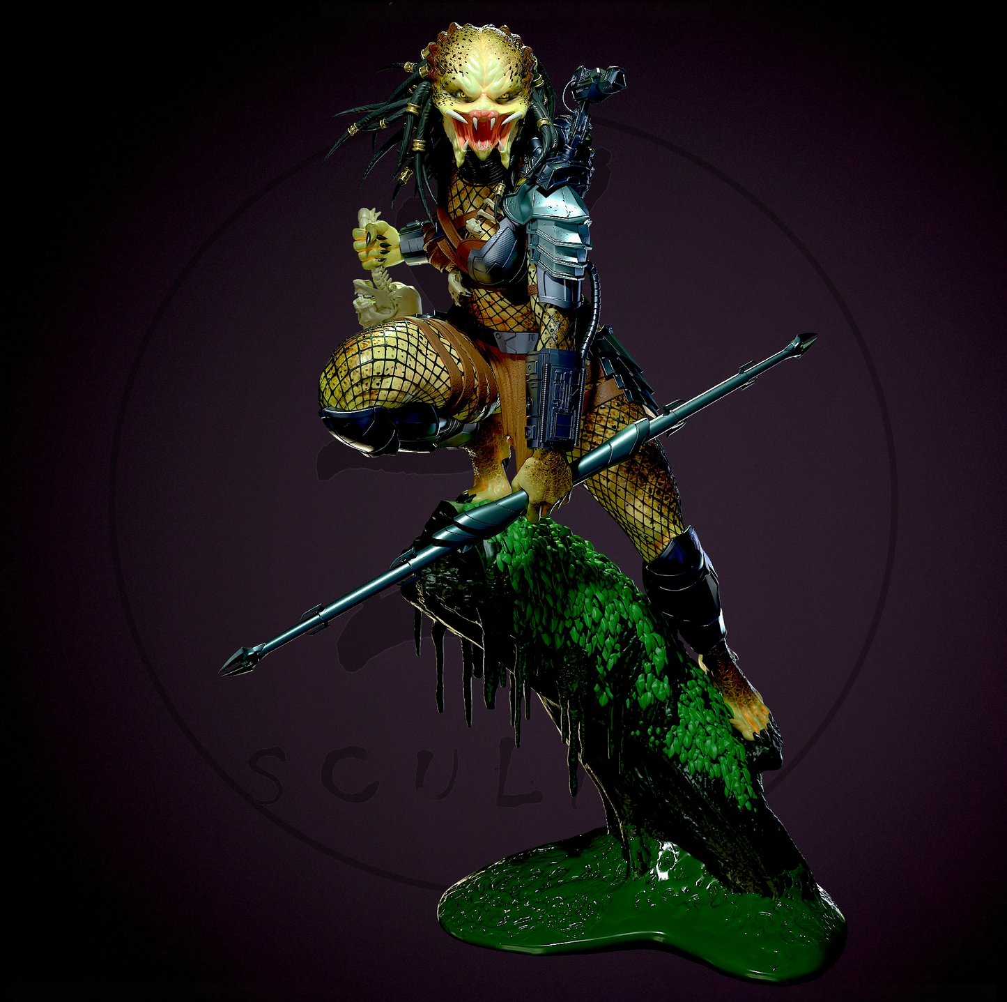 2556 Female Predator - STL 3D Print Files