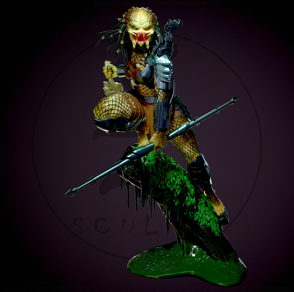 2556 Female Predator - STL 3D Print Files – My Stl