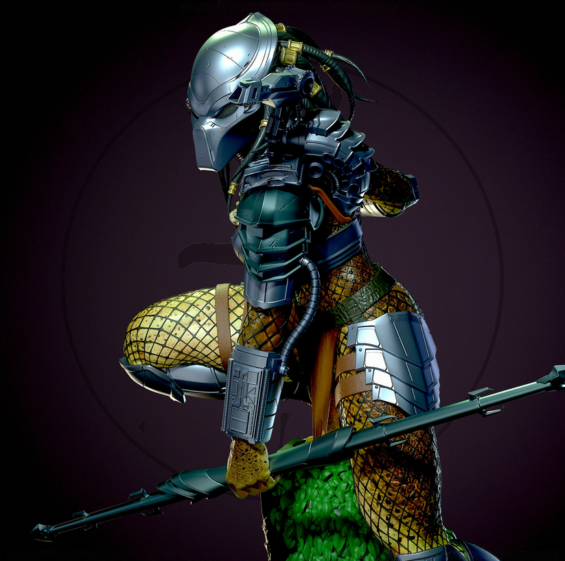 2556 Female Predator - STL 3D Print Files – My Stl