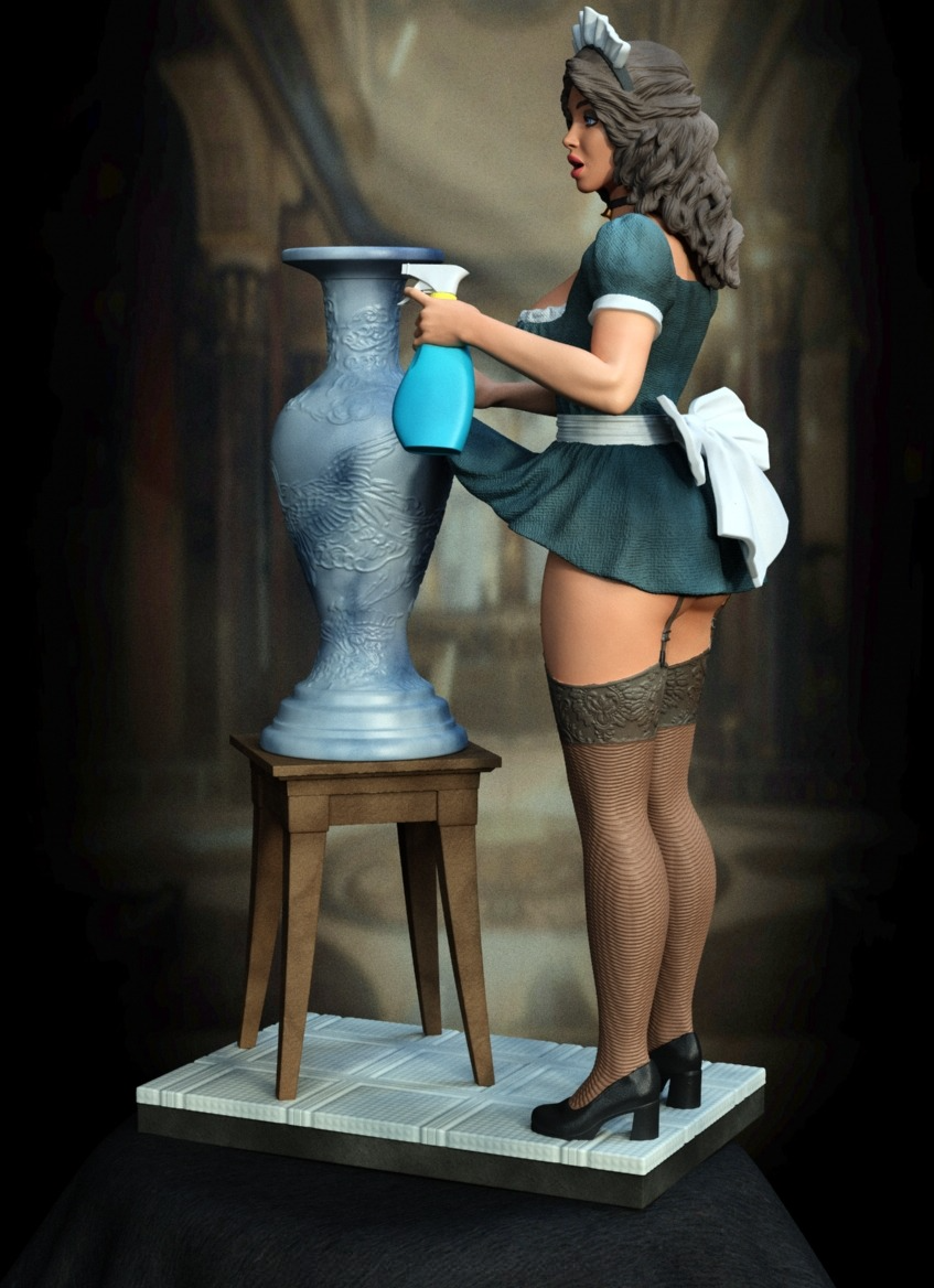 2560 Maid NSFW - STL 3D Print Files