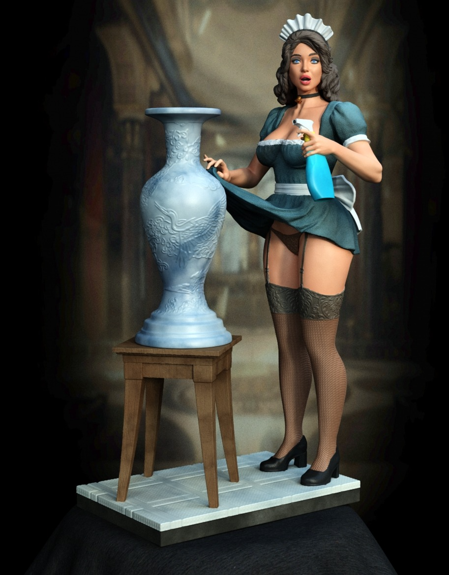 2560 Maid NSFW - STL 3D Print Files