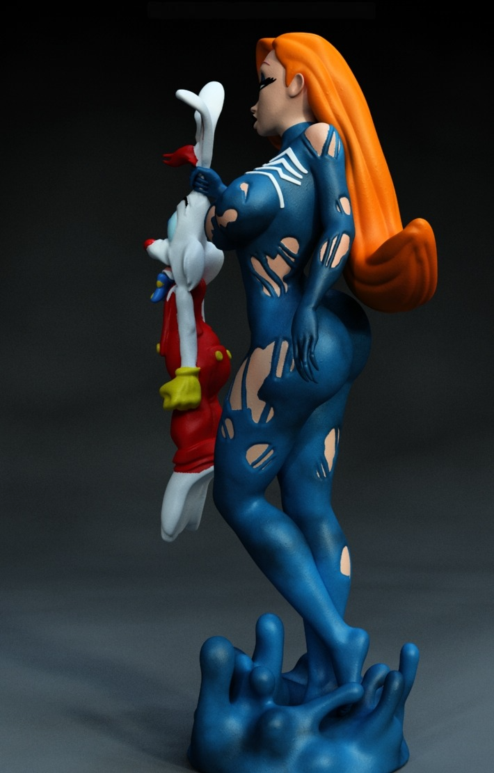 2563 Jessica Rabbit Venom NSFW - STL 3D Print Files