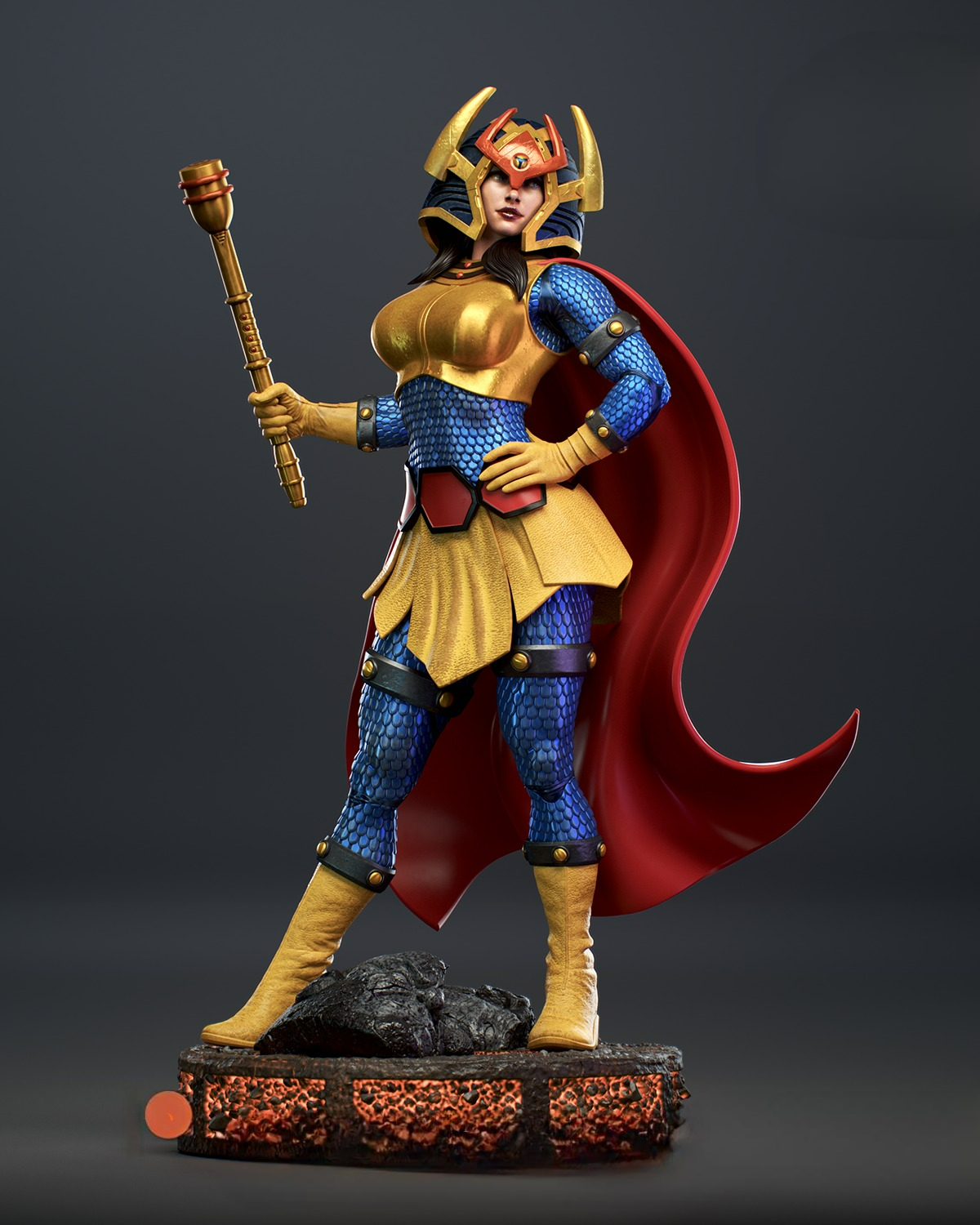 2571 Big Barda - DC Comics - STL 3D Print Files