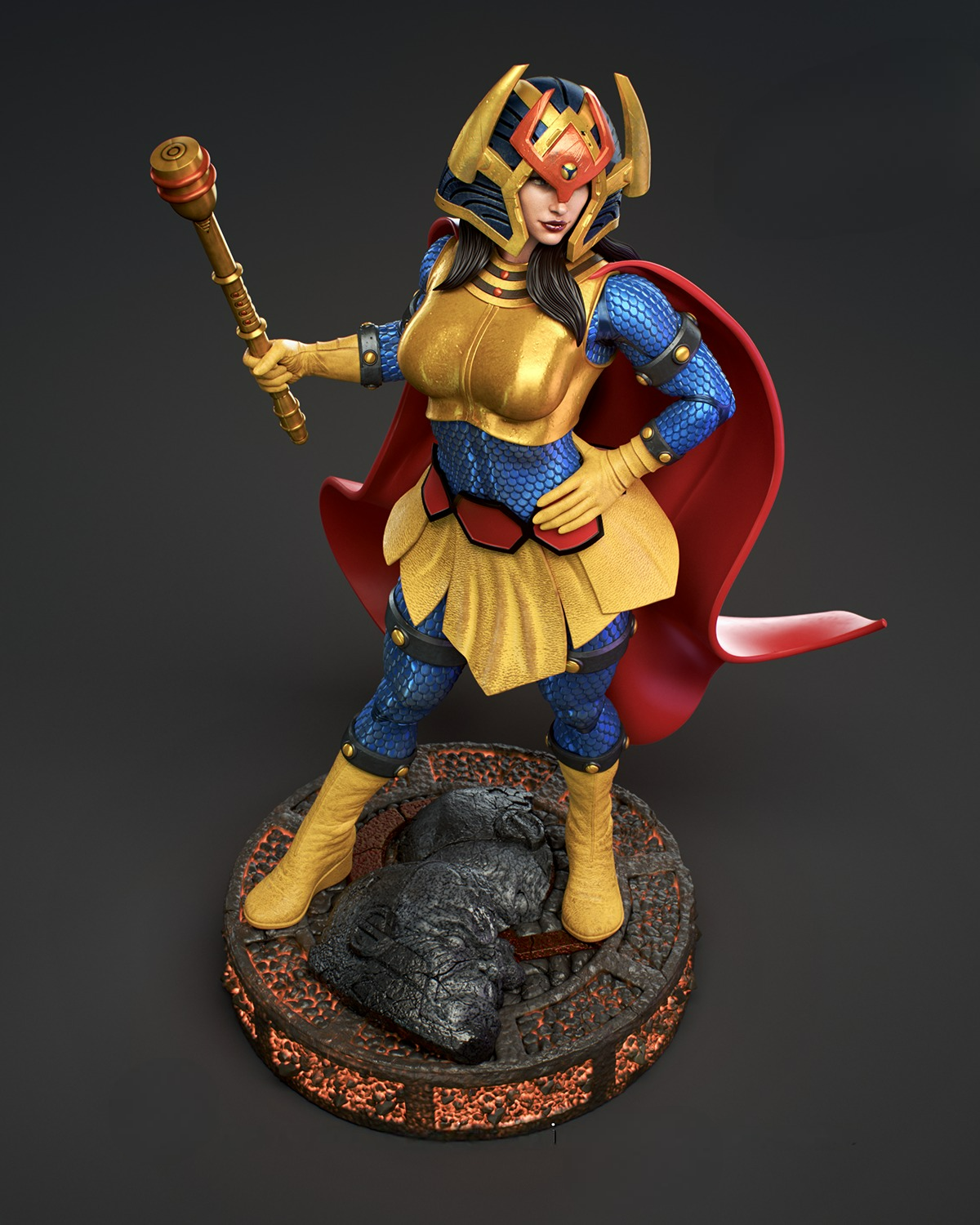 2571 Big Barda - DC Comics - STL 3D Print Files