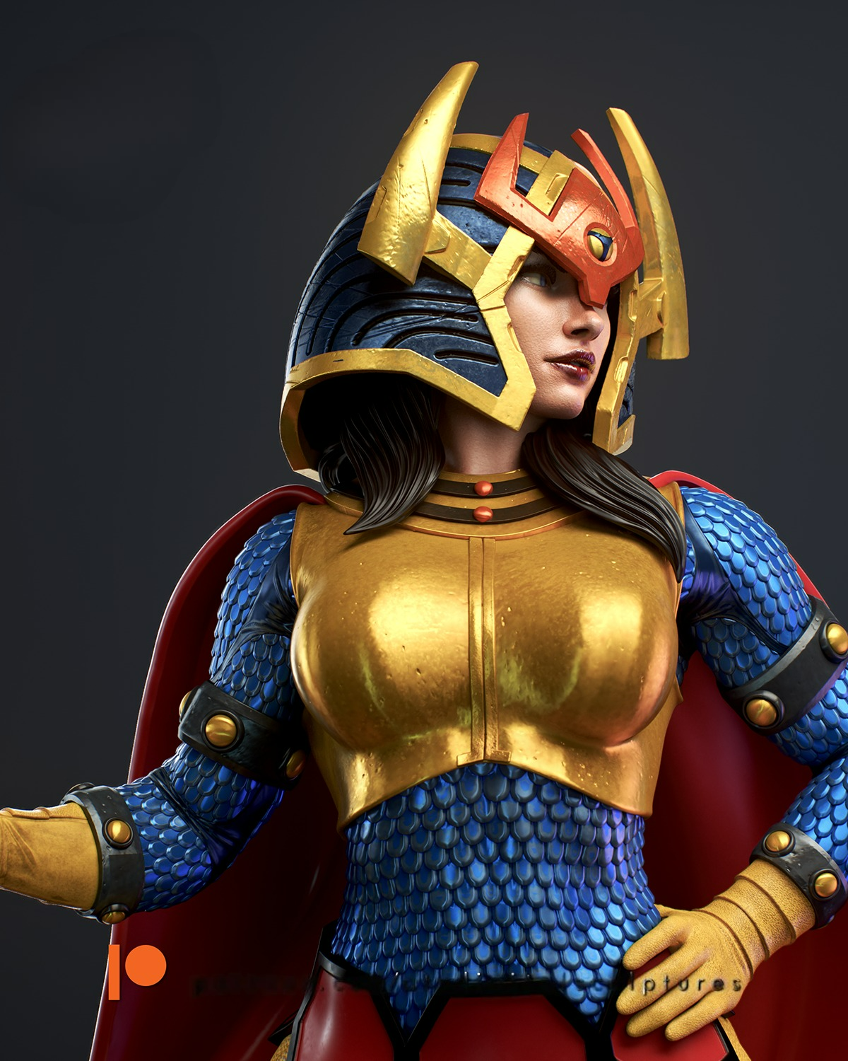 2571 Big Barda - DC Comics - STL 3D Print Files