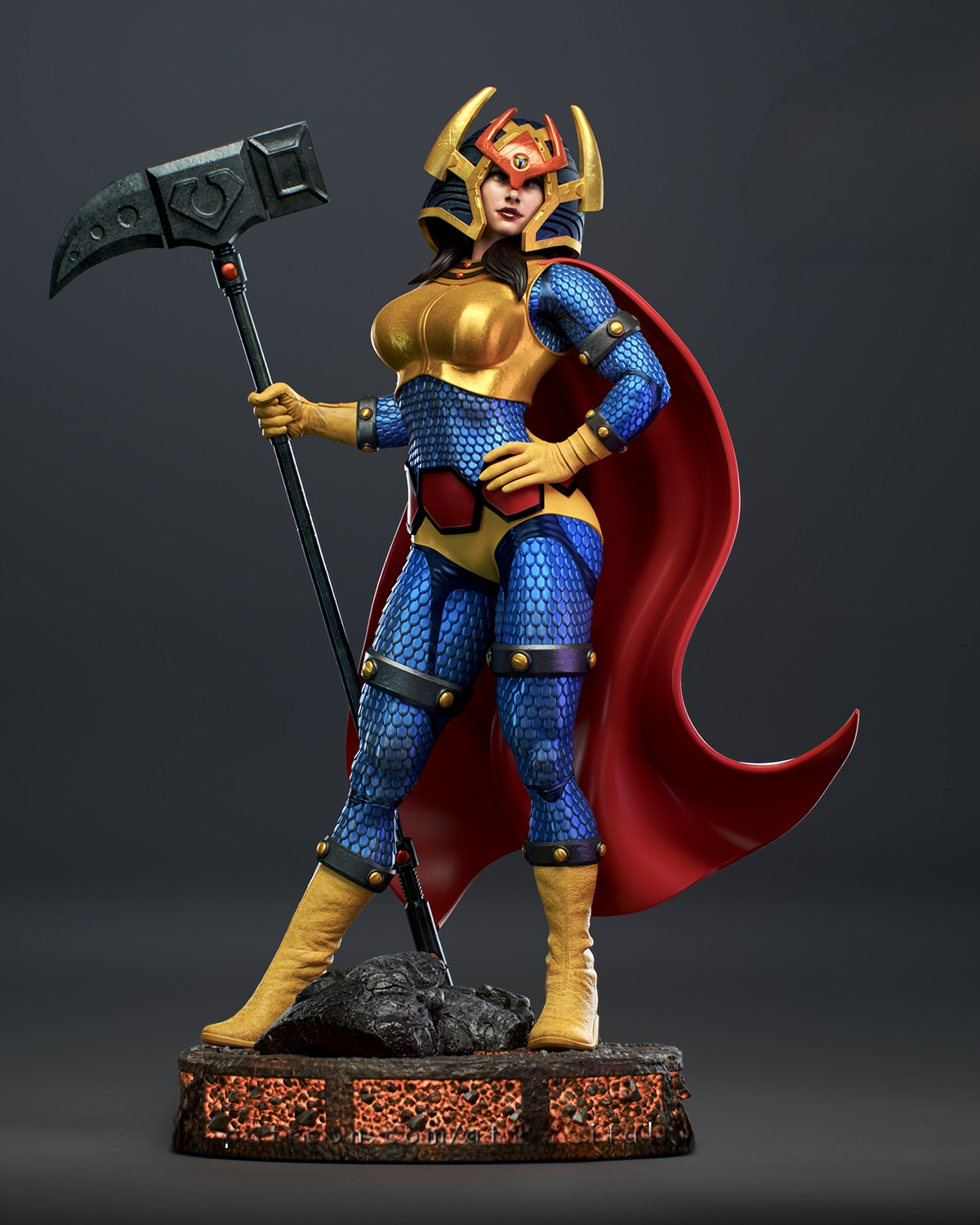 2571 Big Barda - DC Comics - STL 3D Print Files